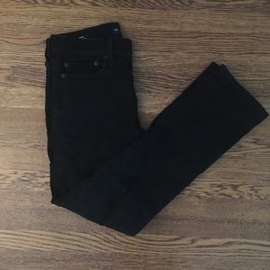 Black Hollister Slim Straight Jeans 29x32